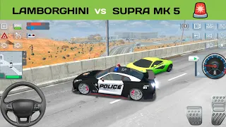 Lamborghini vs Supra MK 5 - Police Chase