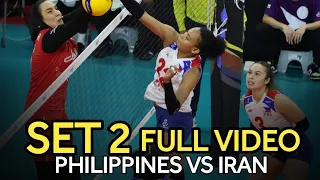 Philippines vs Iran SET 2 Full Video | AVC Challenge Cup 2024 | Alas Pilipinas vs Iran Live