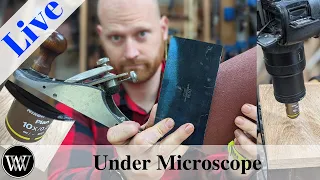 Sanding Vs Planing Vs Scraping Under a Microscope