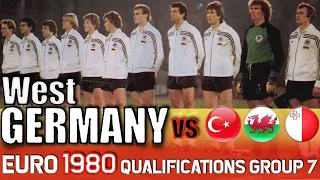 West Germany Euro 1980 All Qualification Matches Highlights | Road to Italy | Die Mannschaft