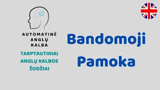 Anglų kalba pradedantiesiems: Kurso "Tarptautiniai anglų kalbos žodžiai" bandomoji pamoka