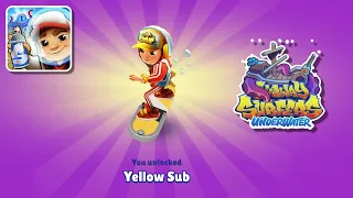 Subway Surfers Underwater 2024 Season Hunt Reward - Yellow Sub Underwater Board