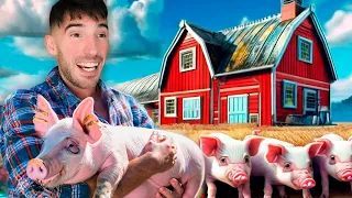 LA FAMILIA DE CERDOS TIENEN BEBES !! Ranch Simulator 2 #7