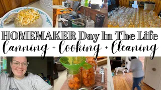 3AM Homemaker DAY IN THE LIFE || CANNING + COOKING + CLEANING || HOMEMAKER MOTIVATION