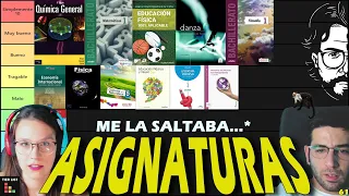 TIER LIST EN PAREJA 👩🏻‍🤝‍🧑🏻  | ASIGNATURAS DE CLASE 📚📊👨‍🎓 // ANÉCDOTAS INCLUÍDAS 🤣🤣🤣 // PAULIGTV