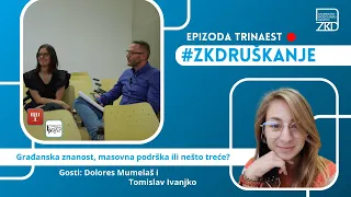 #ZKDruškanje #13 Dolores Mumelaš i Tomislav Ivanjko: Građanska znanost u knjižnicama