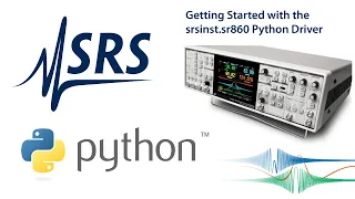 Getting Started with the SR860 Python Driver