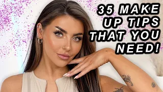 35 GAME CHANGING MAKEUP TIPS that will change your life / face