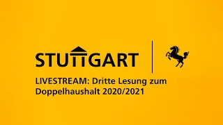 Doppelhaushalt 2020/2021 der Stadt Stuttgart: Dritte Lesung