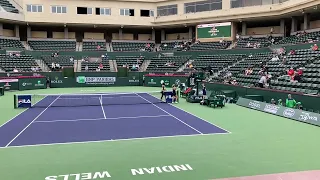 Match point in ITF J300 FILA International Junior Championships Girls Final