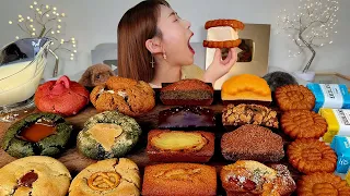 ASMR 쿠키 빵 약과 아이스크림 리얼먹방 :) bread and dessert MUKBANG