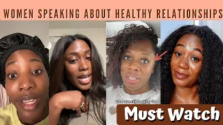 Women Speaking About Healthy Relationships - Must Watch