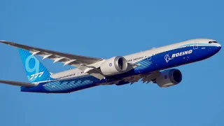 (4K) Boeing 777-9 High Altitude Testing at Colorado Springs Airport