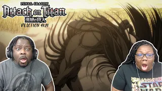 EXCUSE ME??! | Attack on Titan 4x21 REACTION/DISCUSSION!! {From You, 2,000 Years Ago} EP 80