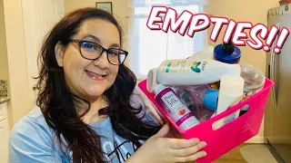 MY HYGIENE EMPTIES OF THE MONTH + HYGIENE REVIEWS BATH & BODY WORKS, DR TEALS, NIVEA, TREE HUT, DOVE