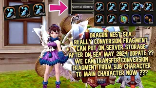 Really Conversion Fragment Can Server Storage Now ? We Can Transfer it From Sub Character ? May 2024
