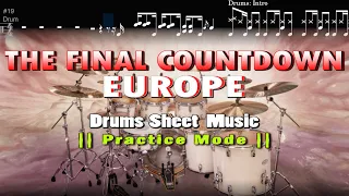 Europe : The Final Countdown|| Drums Sheet Music (With Download)