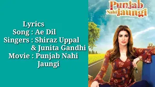 Aye dil bata re lyrics / Shiraz Uppal & Junita Gandhi #shirazuppal #junitagandhi #ayedilbatare