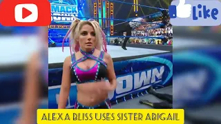 #Alexabliss Uses #thefiend Move Sister Abigail On #NikkiCross By #SmackDown