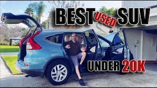 BEST Used SUV for under 20k!  Honda CRV 2012 -2016 4th Gen. review, flaws, pros, cons, & features