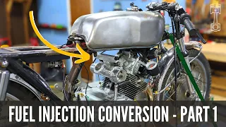 Converting my SUPERCHARGED 1968 Honda to FUEL INJECTION - PART 1