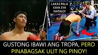 GUSTO IBAWI ANG KABABAYANG DATING CHAMPION, PERO PINABAGSAK DIN NG PINOY HARD PUNCHER!