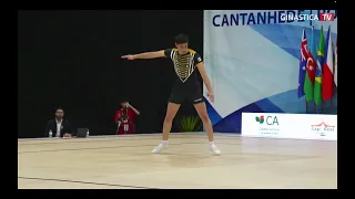 SEMERANO Pierpompeo (ITA) - SENIOR IM qualifications  Aerobic gymnastic Fig open 2024, CANTANHEDE