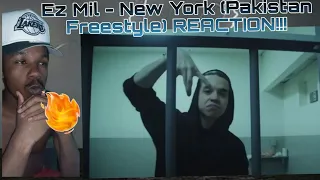 HE BCK!!!!| Ez Mil - New York (Pakistan Freestyle) REACTION!!!!