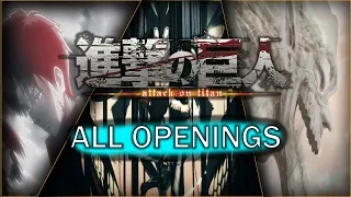 ATTACK ON TITAN ALL OPENINGS 1-9 ULTRA HD | АТАКА ТИТАНОВ ВСЕ ОПЕНИНГИ 1-9 HD [Shingeki no kyojin]