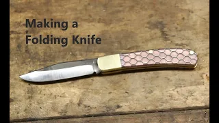 Making a slip joint folding knife