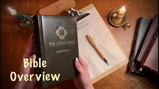 ASMR Request/Bible Overview (No talking) Crinkly page turning & writing w/ fountain pen.