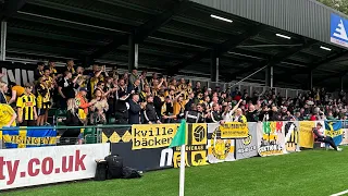 BK Häcken ultras at TNS. Champion league 1st round qualifying