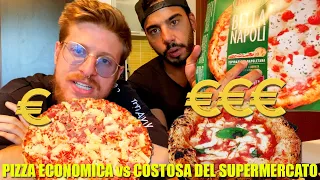 PIZZA ECONOMICA vs PIZZA COSTOSA del SUPERMERCATO - NON CI CREDO ABBIAMO MANGIATO UNA PIZZA DA 1€!