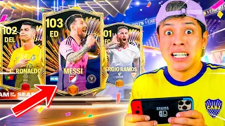 HE FICHADO A MESSI en FC MOBILE 😱 *Vendí todos mis jugadores para comprar a messi*