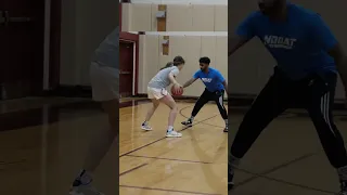 Notre Dame G Sonia Citron working on trigger step