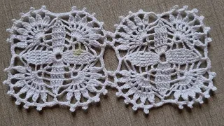Beautiful Crochet tablecloth Tutorial l Easy crochet Tablecloth l crochet pattern