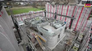 Timelapse / Zeitraffer Germany's first 3D-printed home