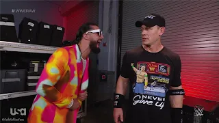 Seth Rollins confronts John Cena  on Monday Night RAW June 27, 2022.