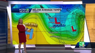 Cooler temps, Breezy winds and minimal changes ahead for Northern California mid-week