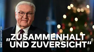 BUNDESPRÄSIDENT STEINMEIER ruft zu Zusammenhalt und Zuversicht auf - Weihnachtsansprache