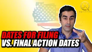 Dates For Filing vs. Final Action Date