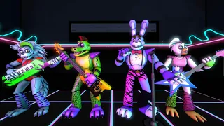 Glamrock Bonnie Repairs His Friends in the Afton ending