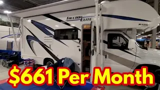 COMPACT Class C Motorhome | New 2024 THOR FREEDOM ELITE 22FEF | $661 Per Month or $87,995