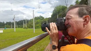 Fahrt mit der Cabriooldtimerbahn durch Erfurt am 25.05.