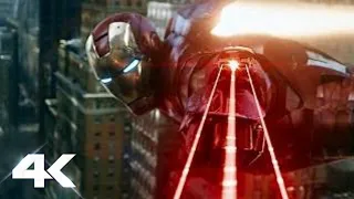 Iron Man Nuclear Missile Scene In Hindi | The Avengers Movie 2012 | Hulk Saves Tony Stark Movie Clip