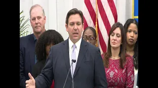 Gov. Ron DeSantis Signs Foster Care Bill In Miami-Dade