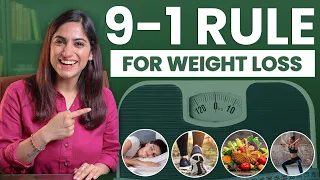 How to Lose Weight with 9-1 RULE (100% Natural) | By GunjanShouts