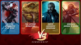 Commander VS S3E1: Olivia vs Gitrog vs Odric vs Sigarda [MtG: Multiplayer]