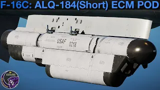 F-16C Viper: ALQ-184(Short) ECM Pod, Jamming & Being Jammed Tutorial | DCS WORLD