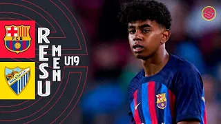 RESUMEN: FC Barcelona vs Málaga CF Juvenil A U19 Copa del Rey 2023